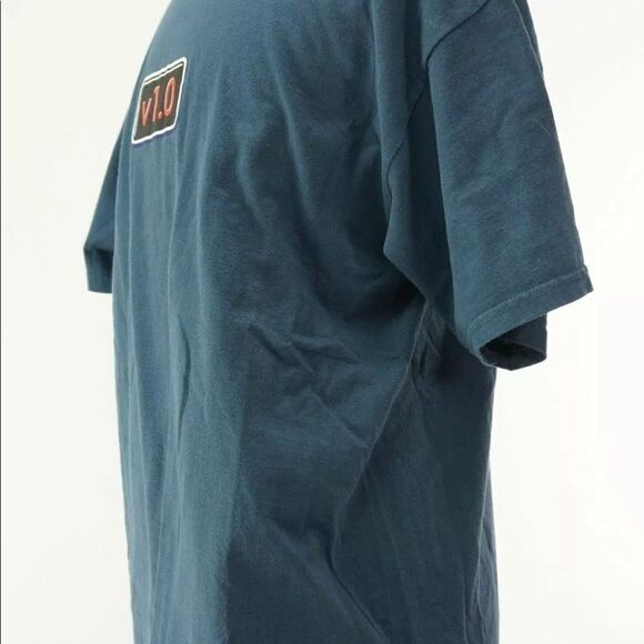 ThinkGeek blue v1.0 shirt sleeve T-shirt Sz Large - Picture 4 of 7